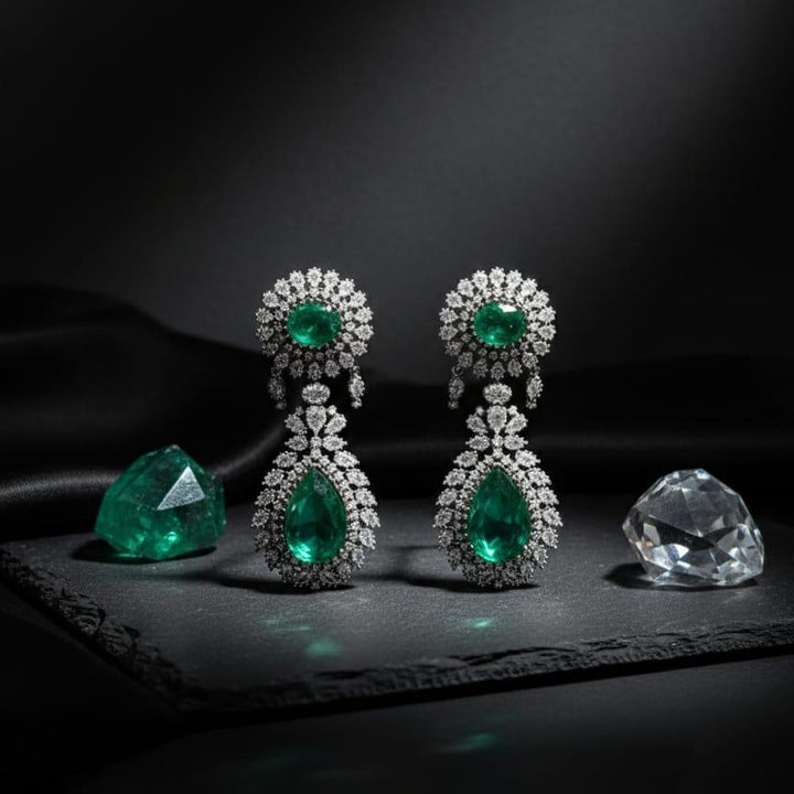 Victorian Emerald Grace Drops