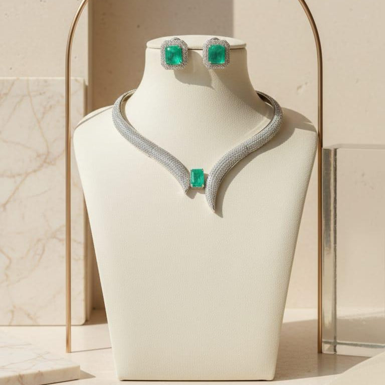 Imperial Emerald Crest Set