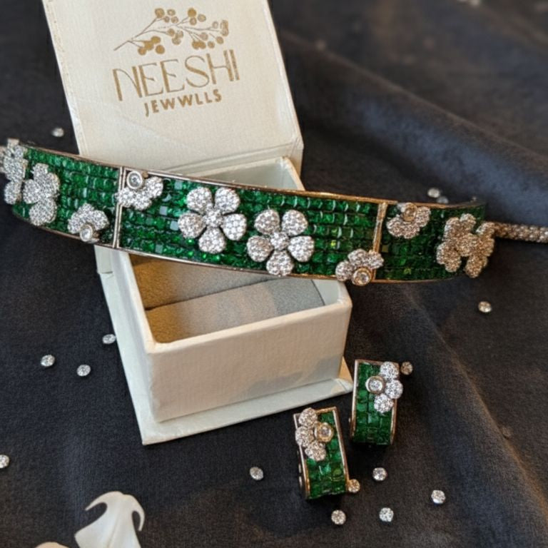 Emerald Blossom Necklace