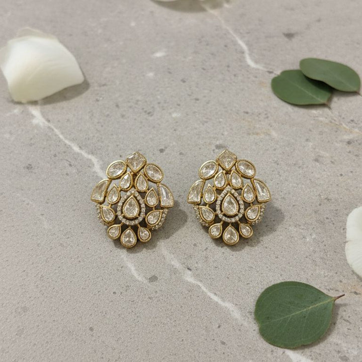 Royal Teardrop Bloom Studs
