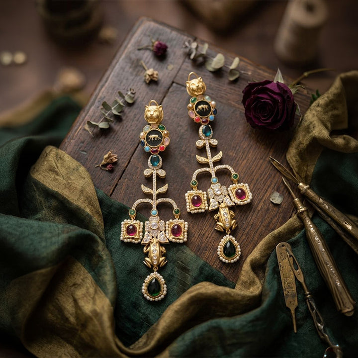 Royal Enchanted Vine Earrings
