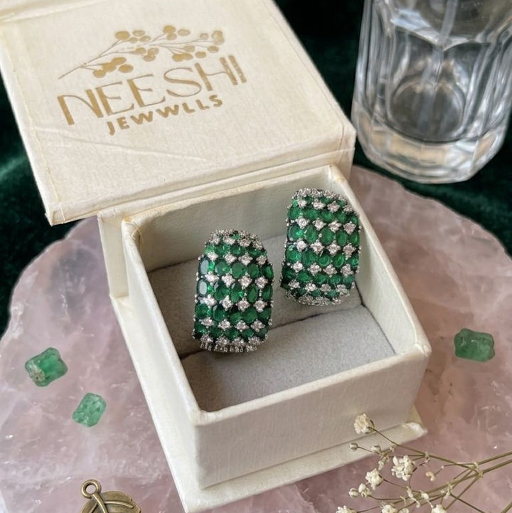 Royal Midnight Spark Hoops