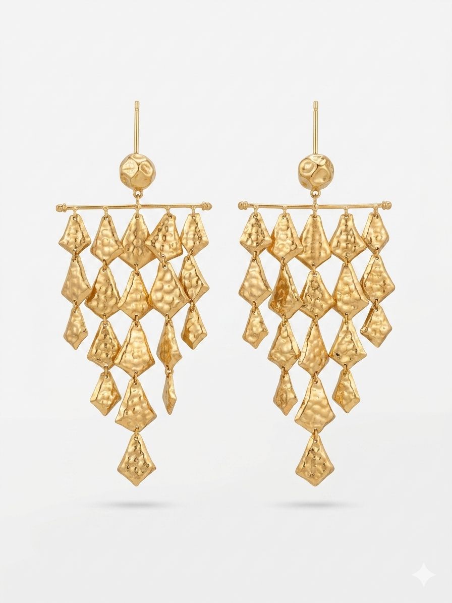 Bohemian drop earrings