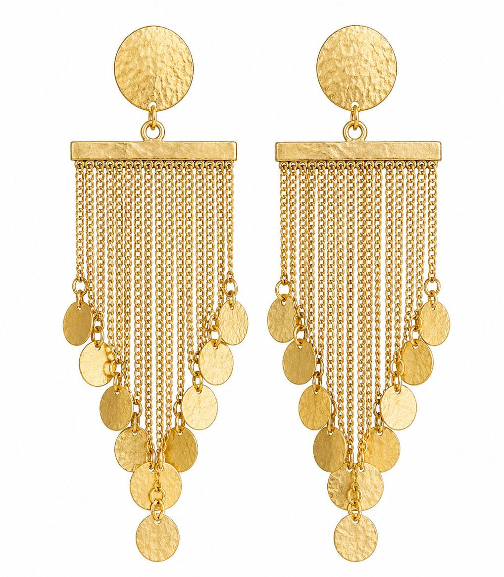Golden Chandelier Drops