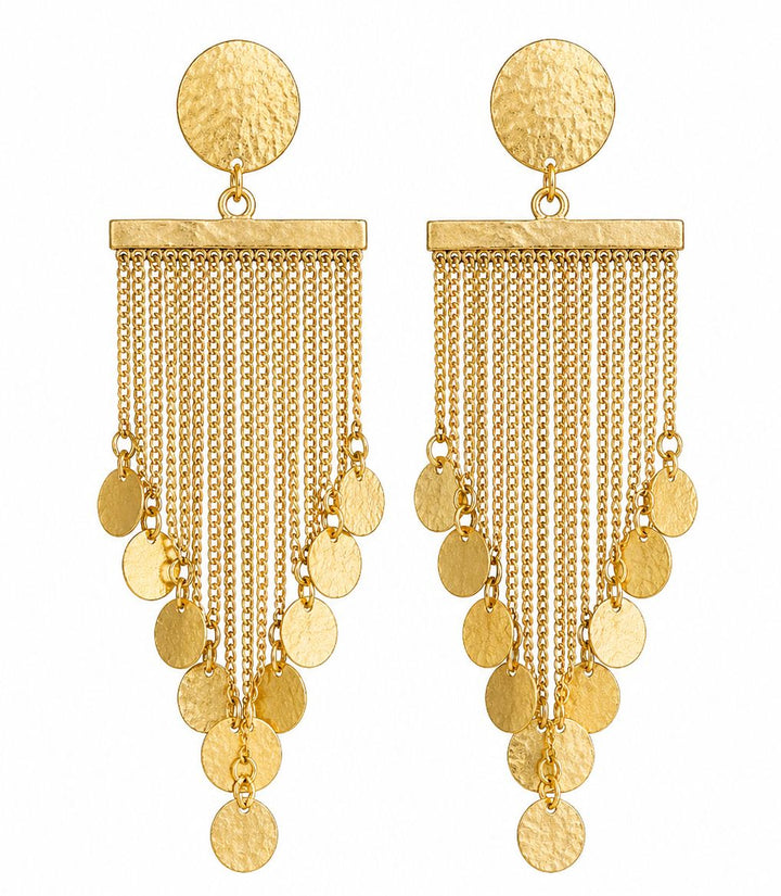 Golden Chandelier Drops