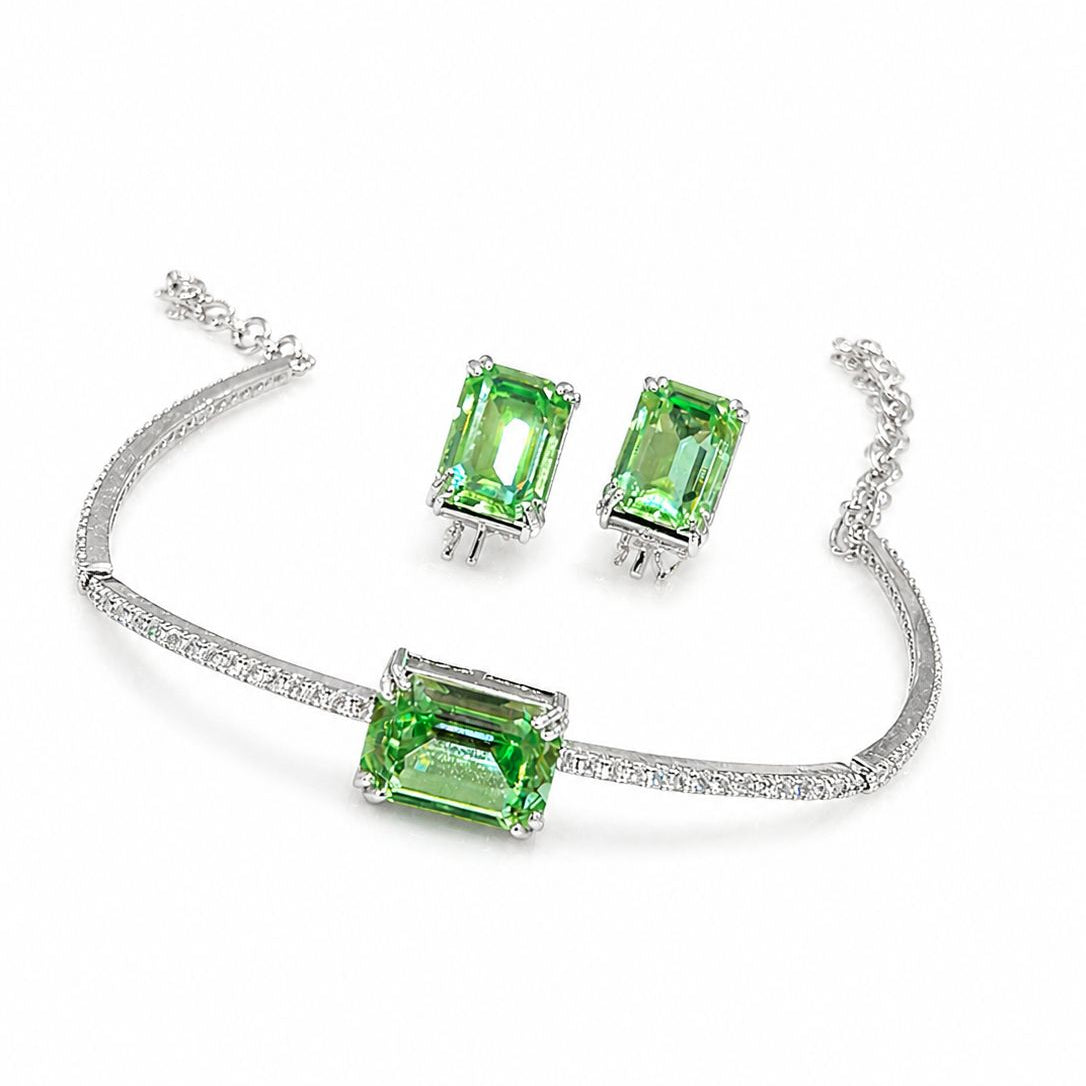 Emerald Radiance Choker Set