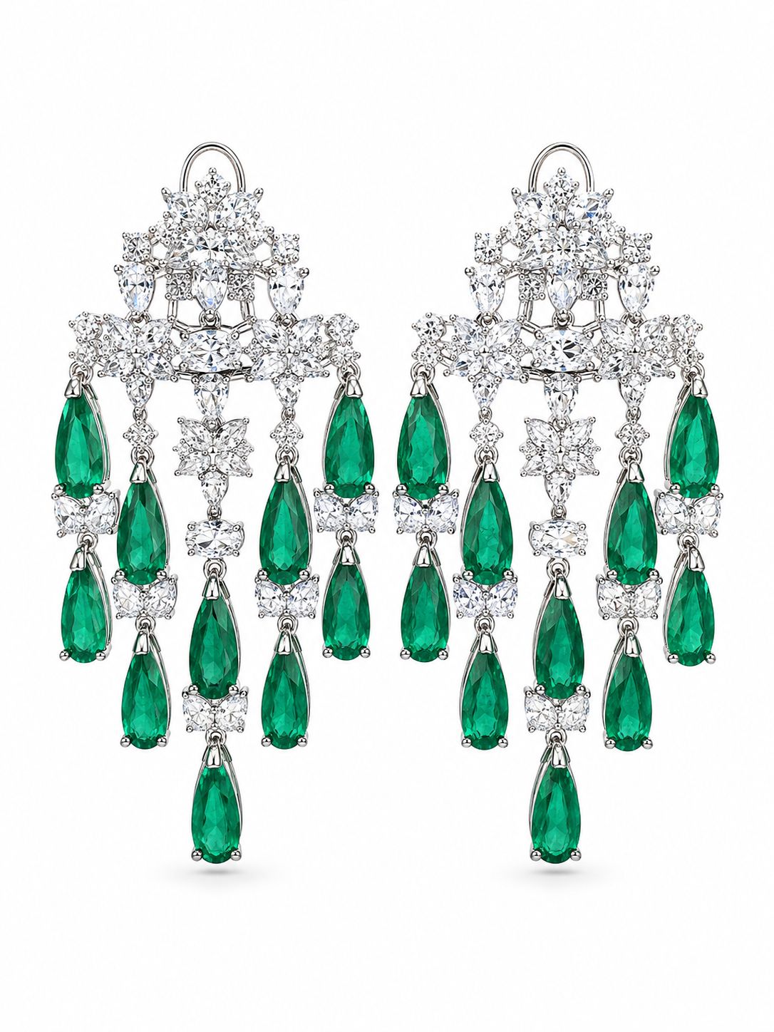 Crimson Drop Chandelier