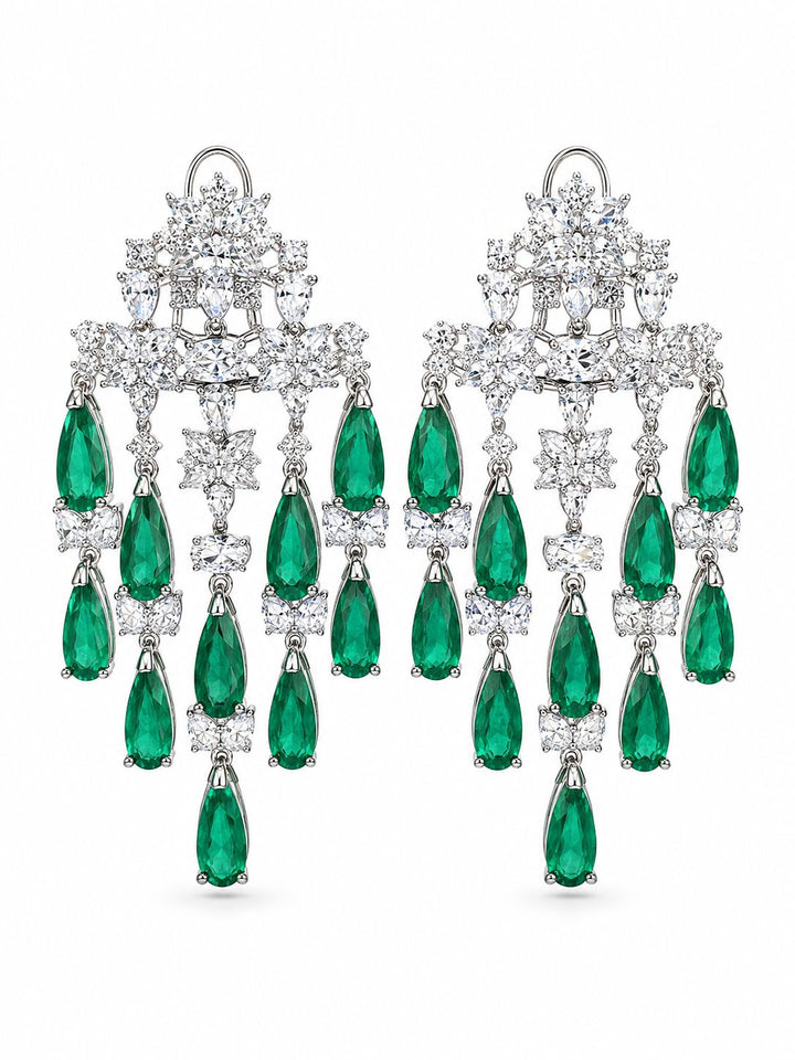 Crimson Drop Chandelier