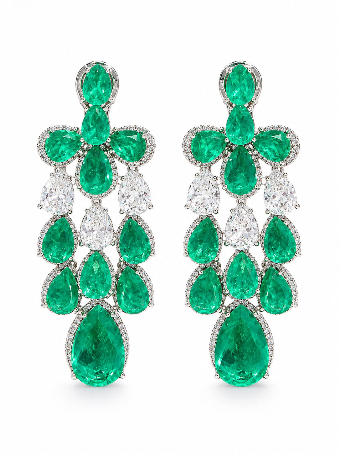 Grand Emerald Dangles