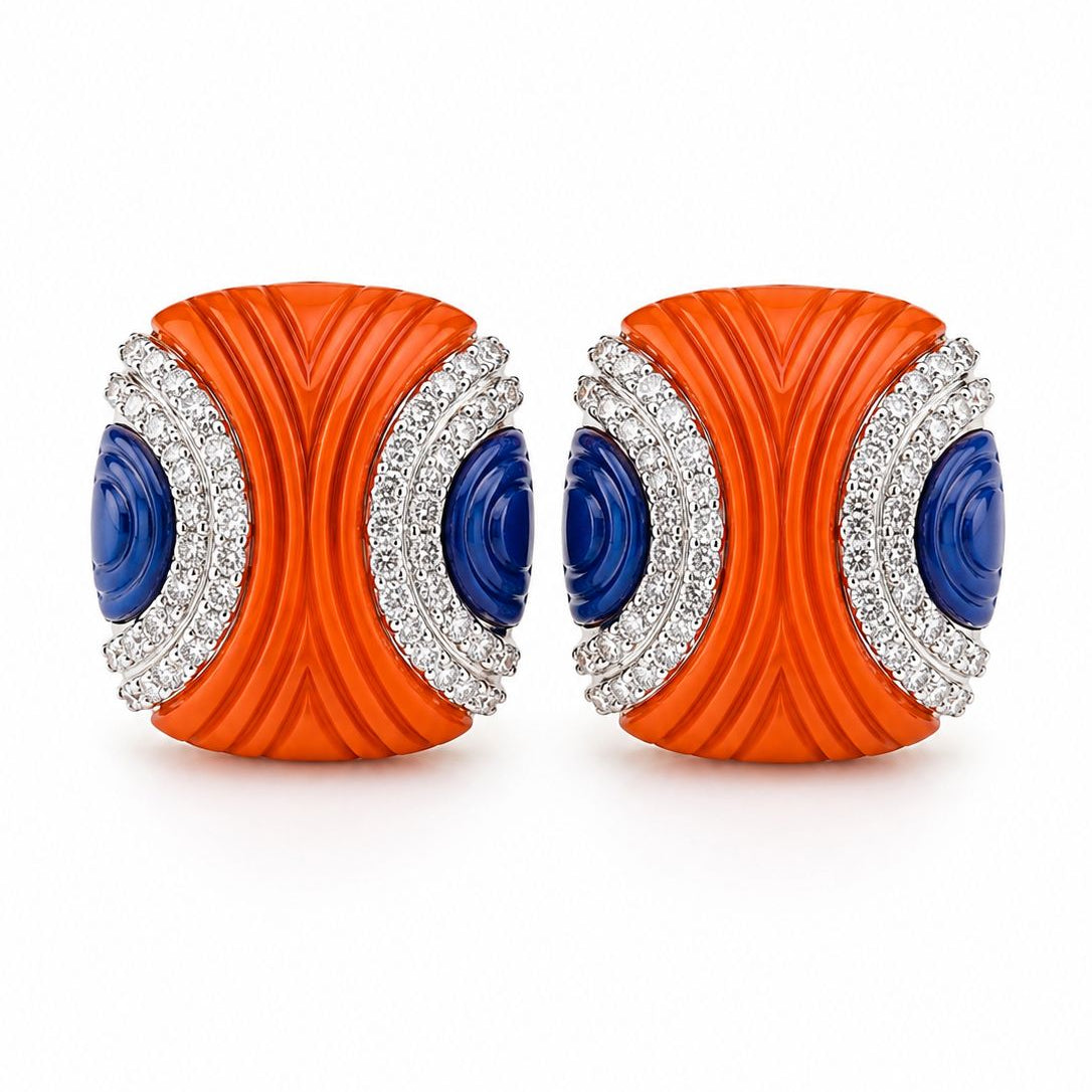 Coral Fusion Studs