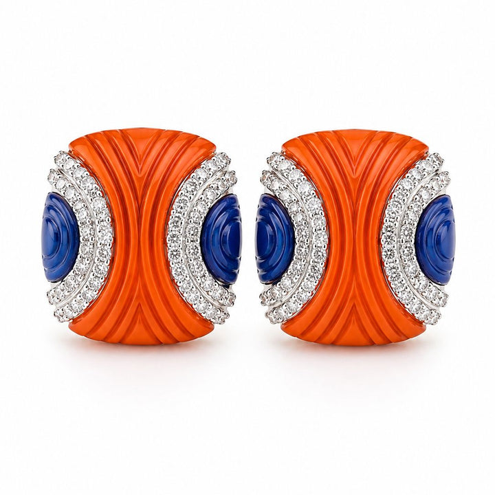 Coral Fusion Studs