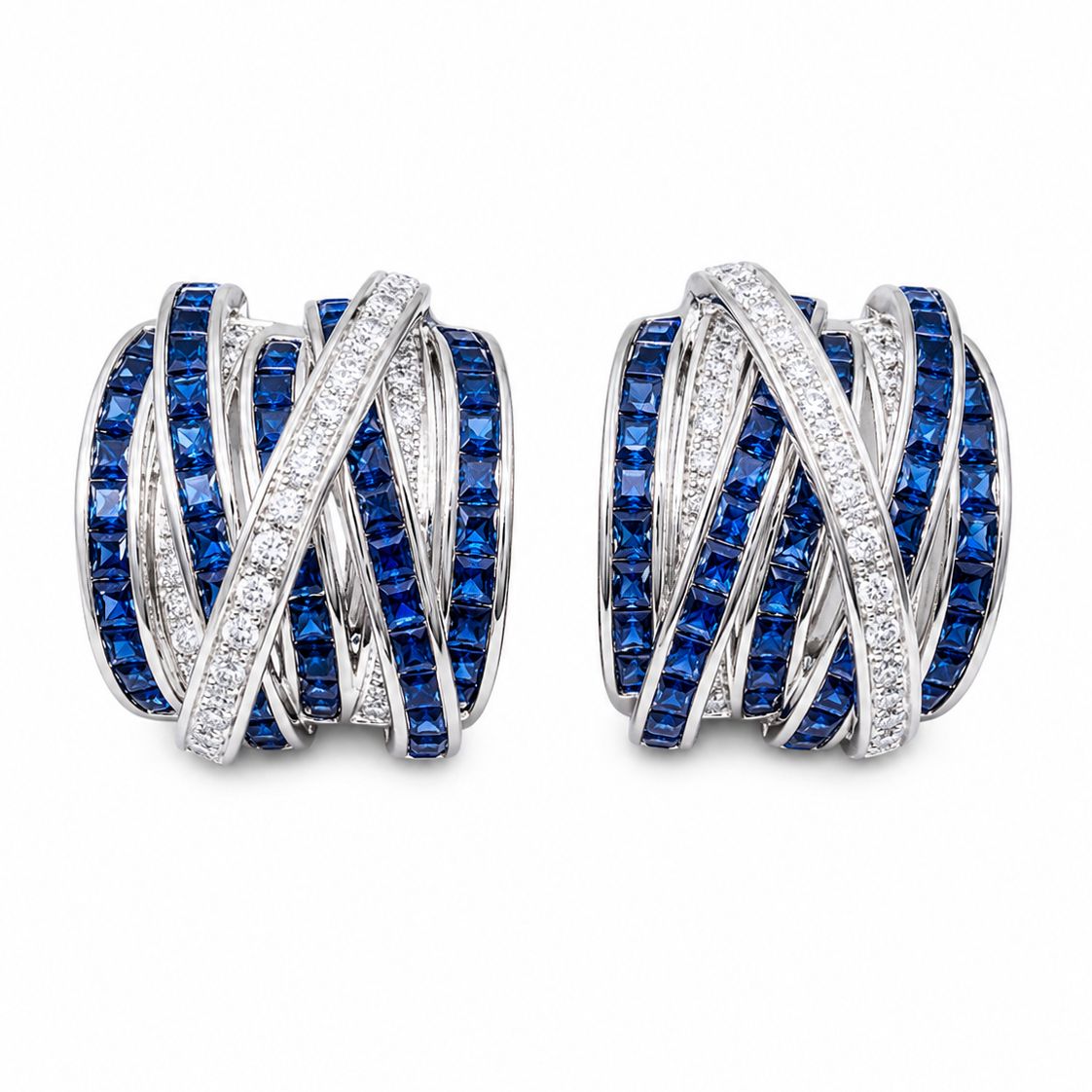 Infinity Crisscross hoops
