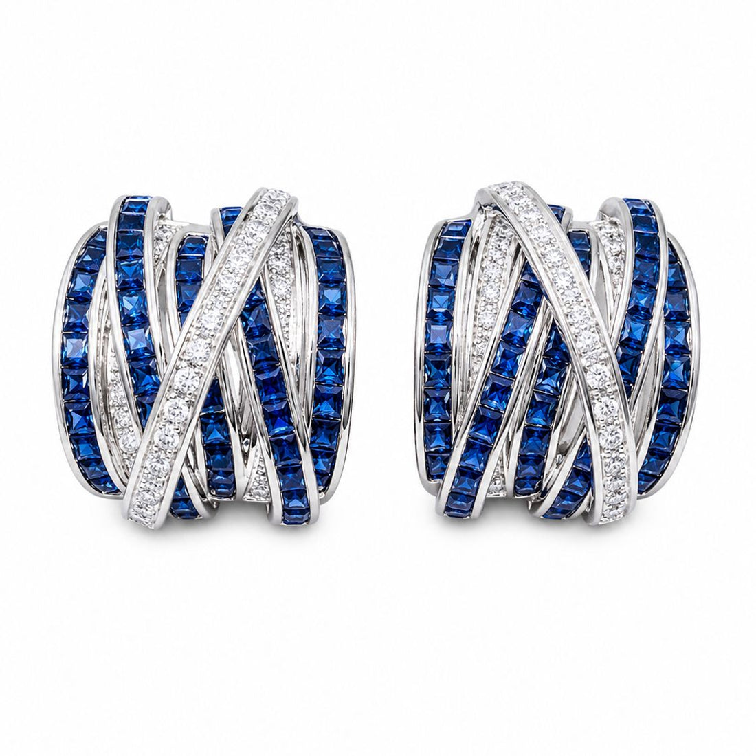 Infinity Crisscross hoops