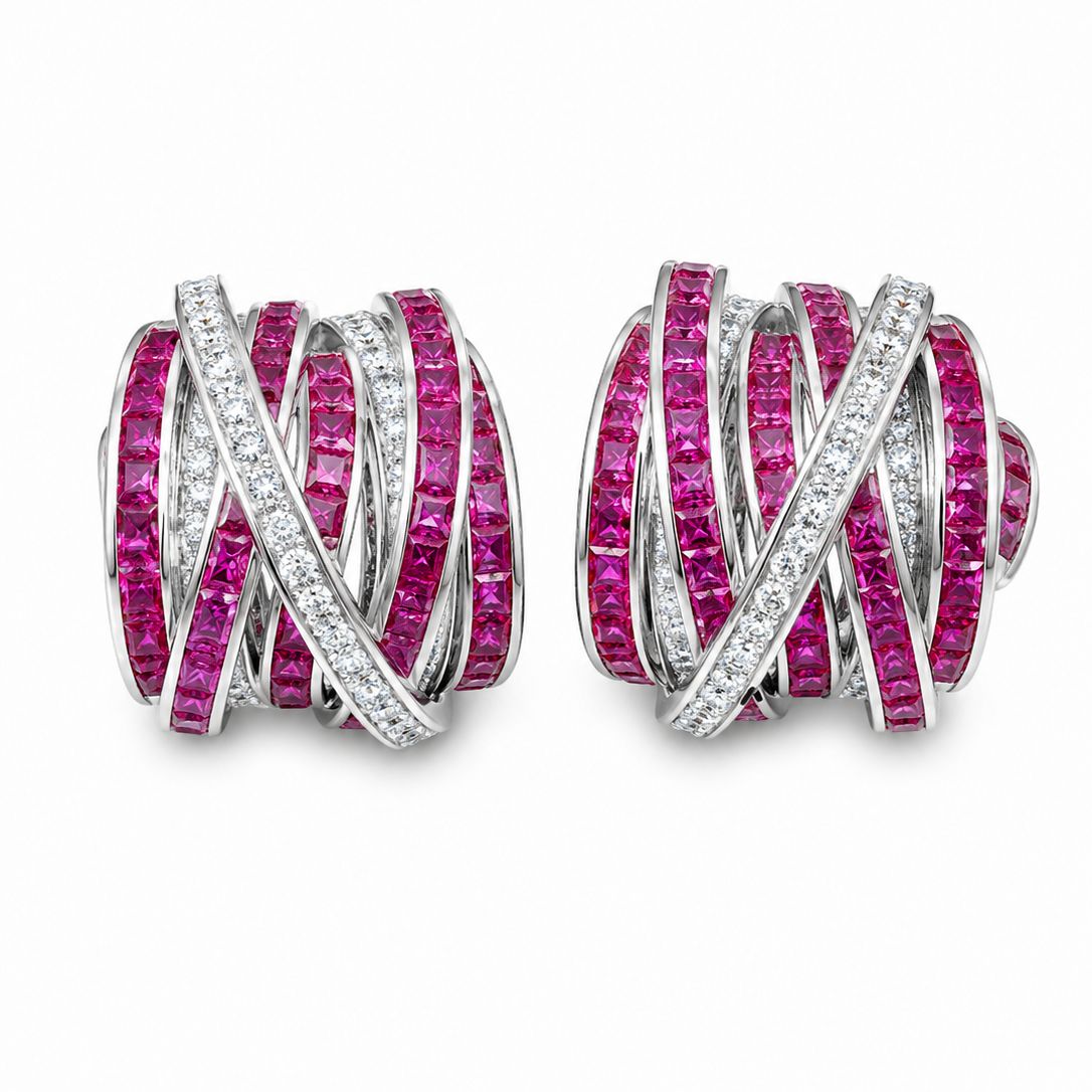 Infinity Crisscross hoops