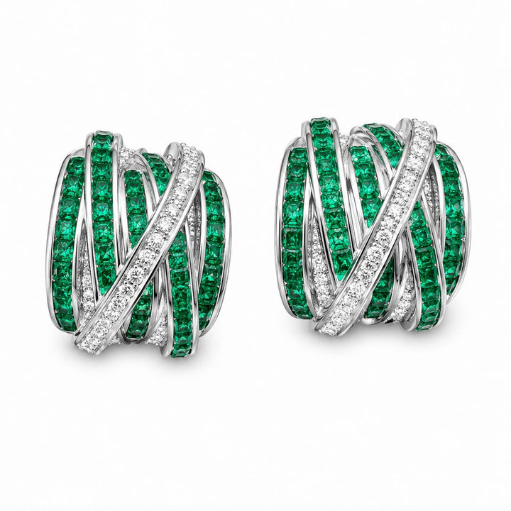 Infinity Crisscross hoops