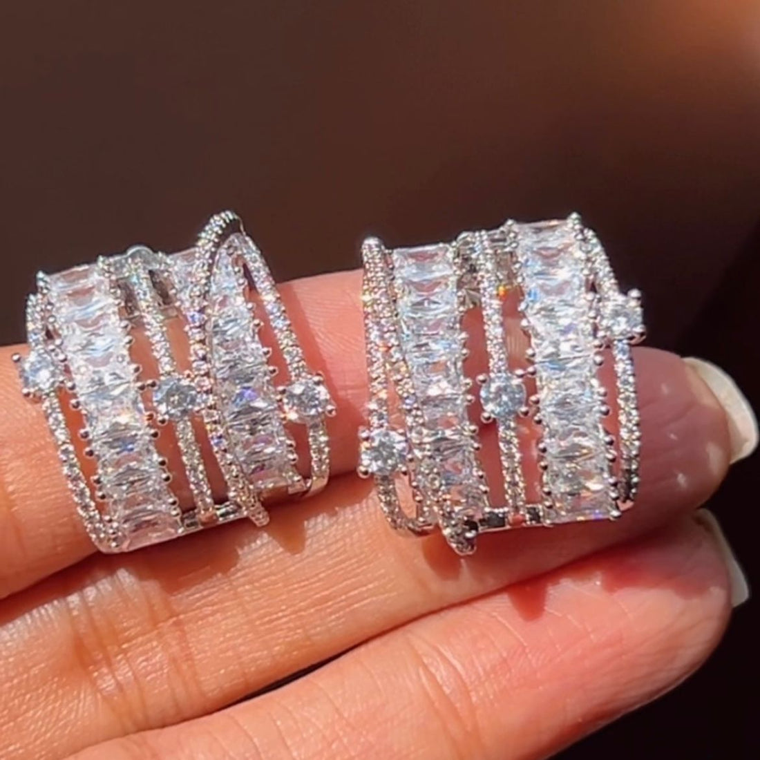 Radiant Ladder Earrings