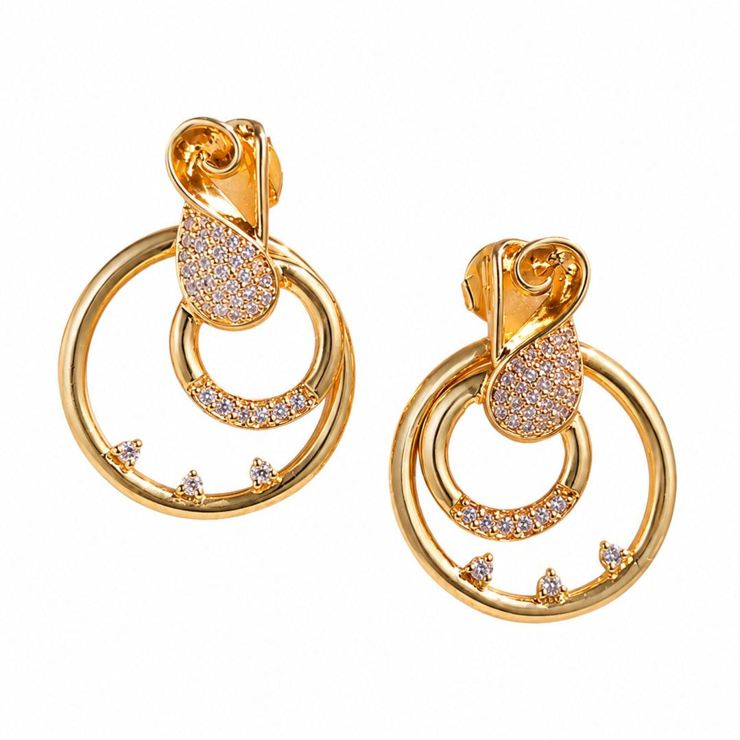 Golden Orbit Earrings