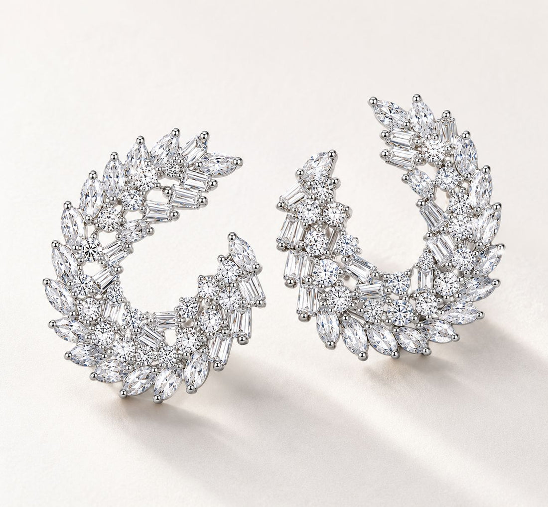 Diamond Aura Hoops