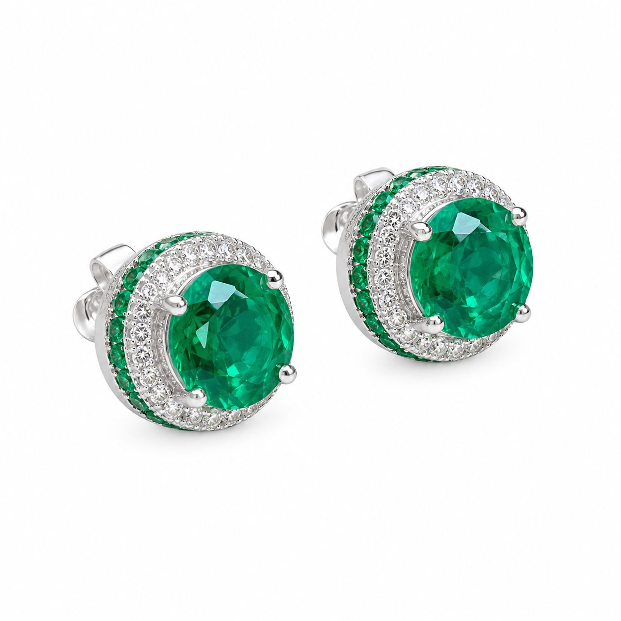 Luxury Sparkle Stud Earrings