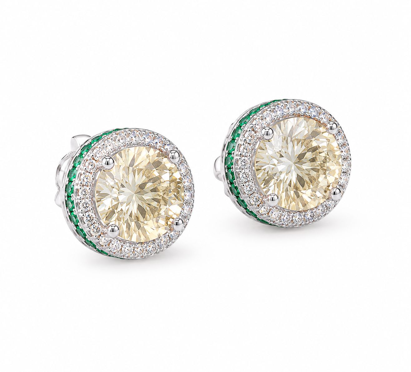Luxury Sparkle Stud Earrings