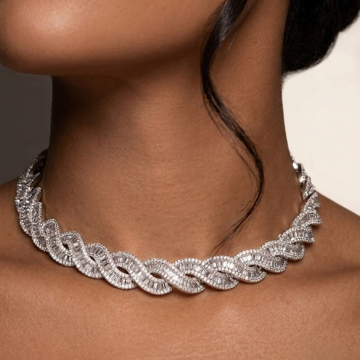 Infinity Glow Diamond Necklace