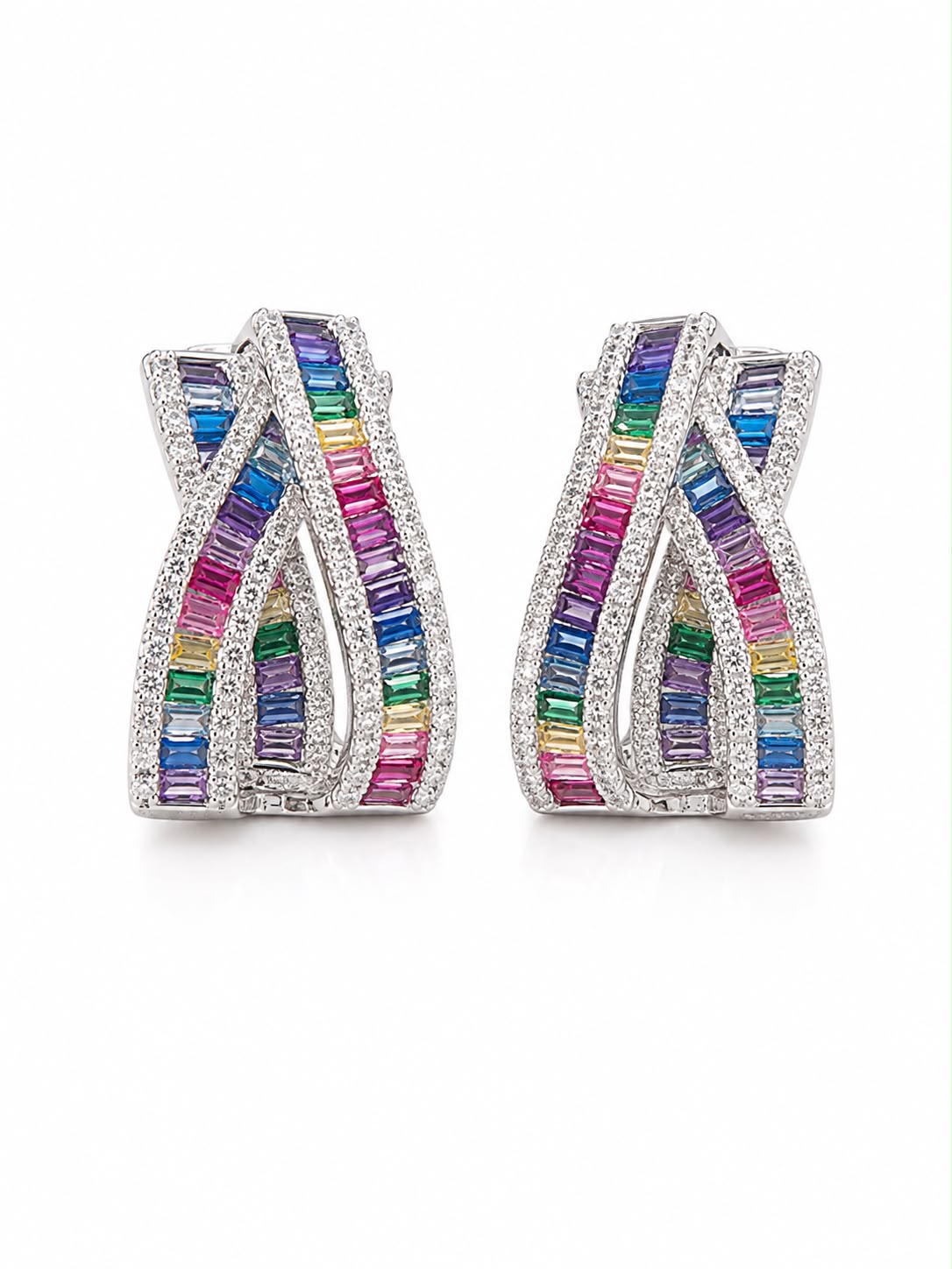 Glam Twist Hoops