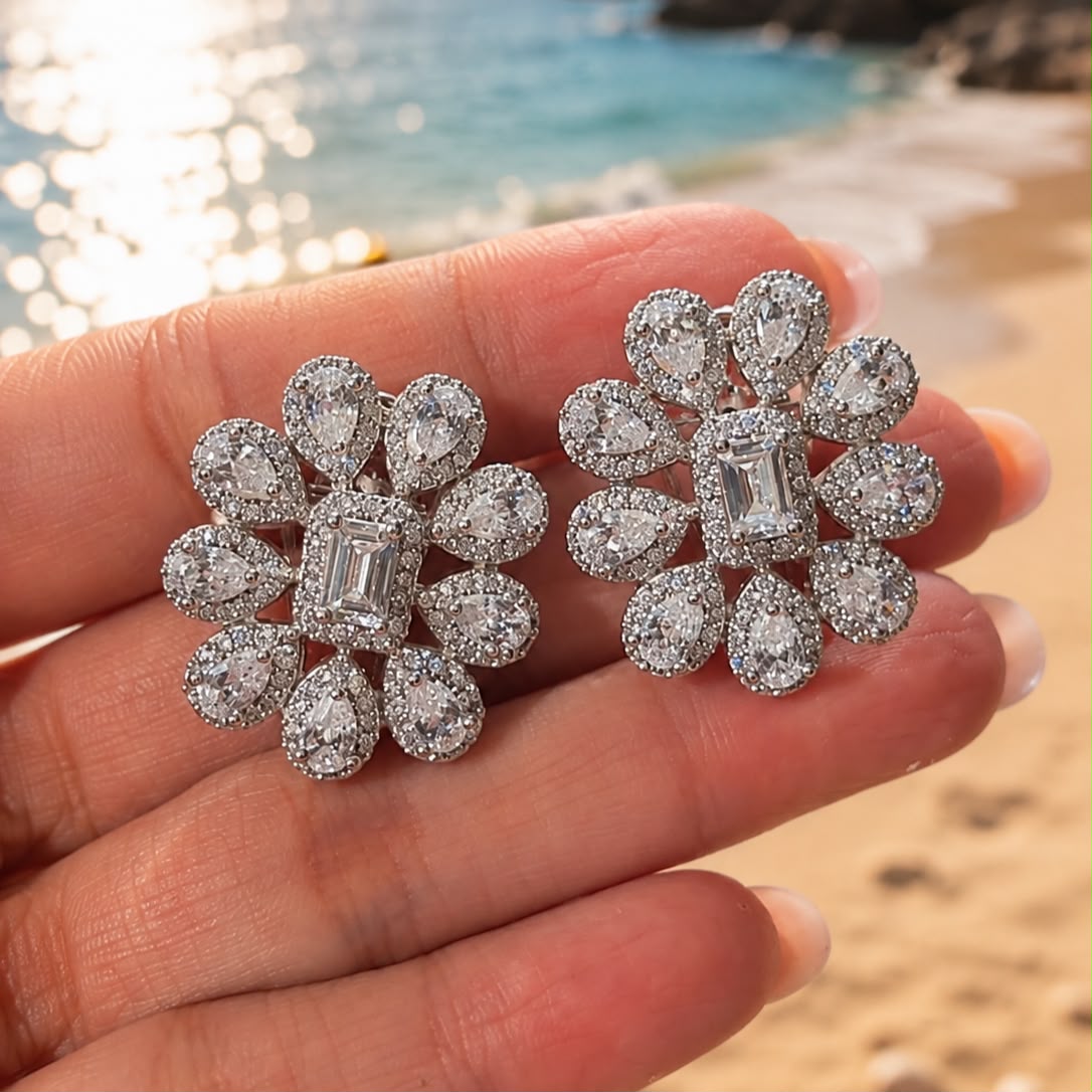 Floral Spark Studs