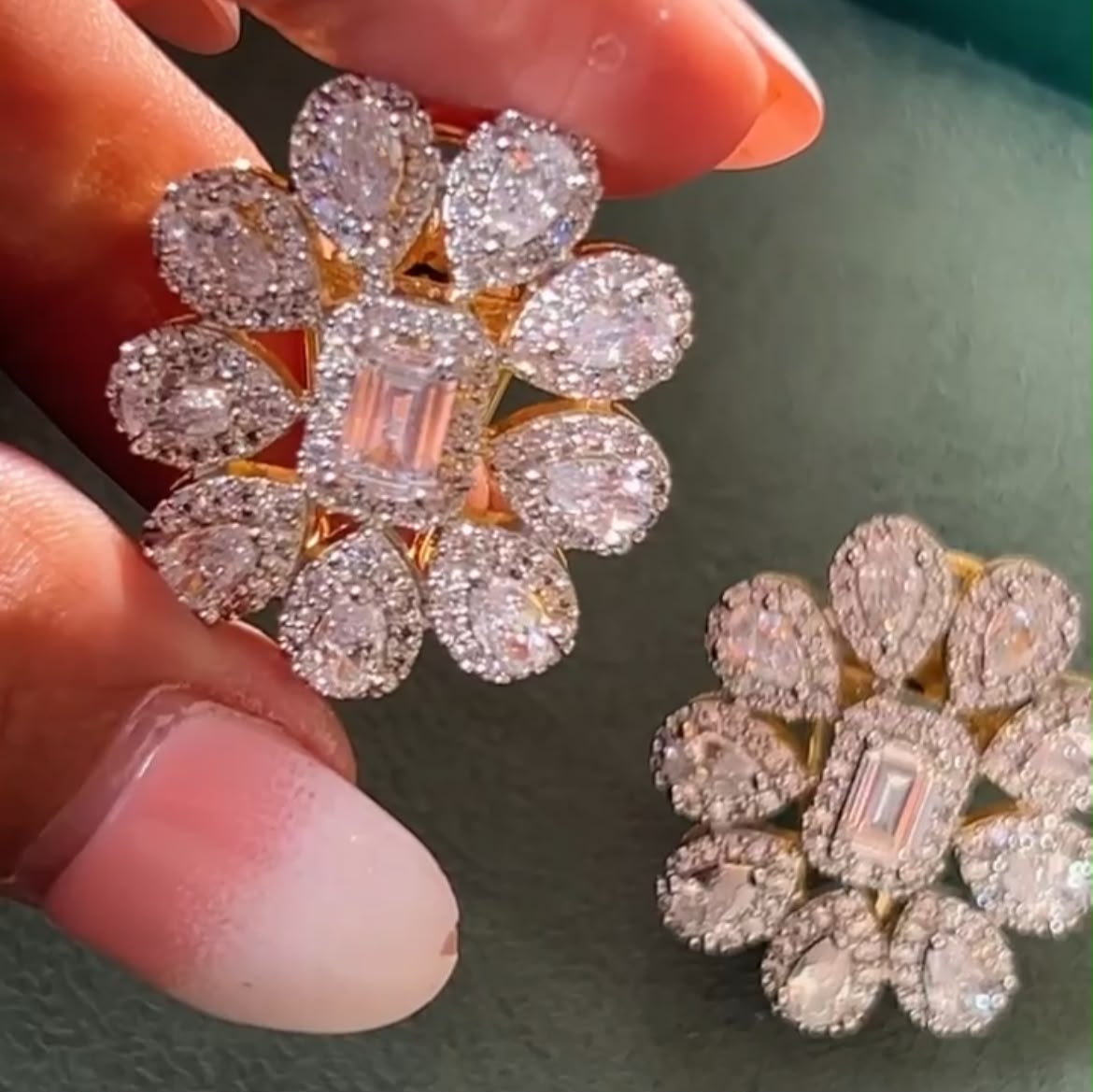 Floral Spark Studs