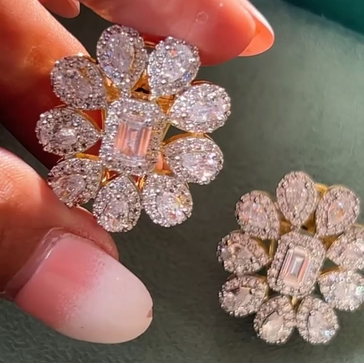 Floral Spark Studs