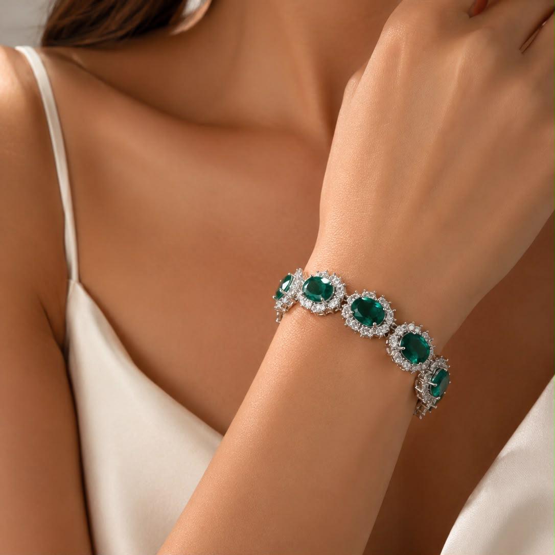 Emerald Doublet Royale Bracelet