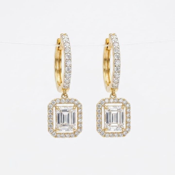 Luxe Square Hoops
