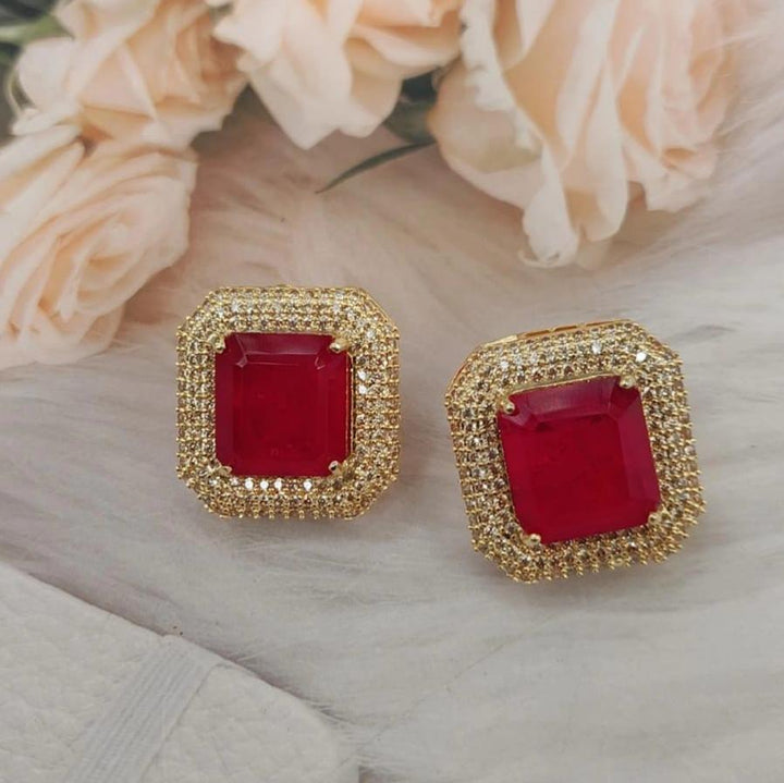 Emerald Luxe Studs