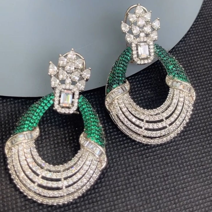 Emerald Radiance Hoops