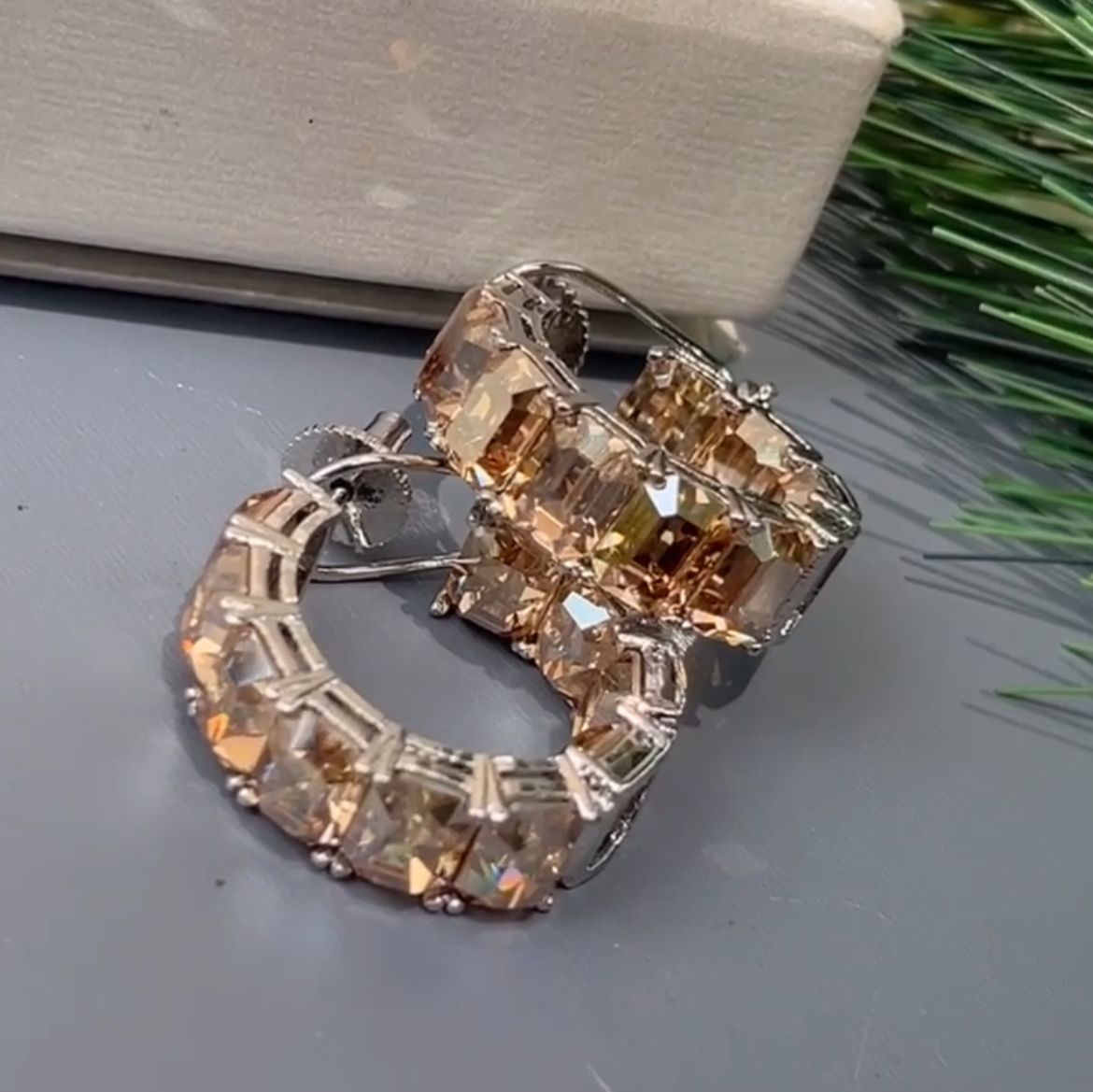 Glimmer Loop Earrings