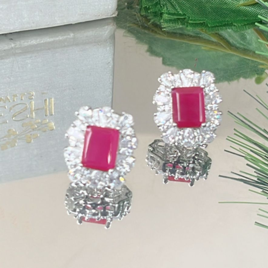 Classic Halo Stud Earrings