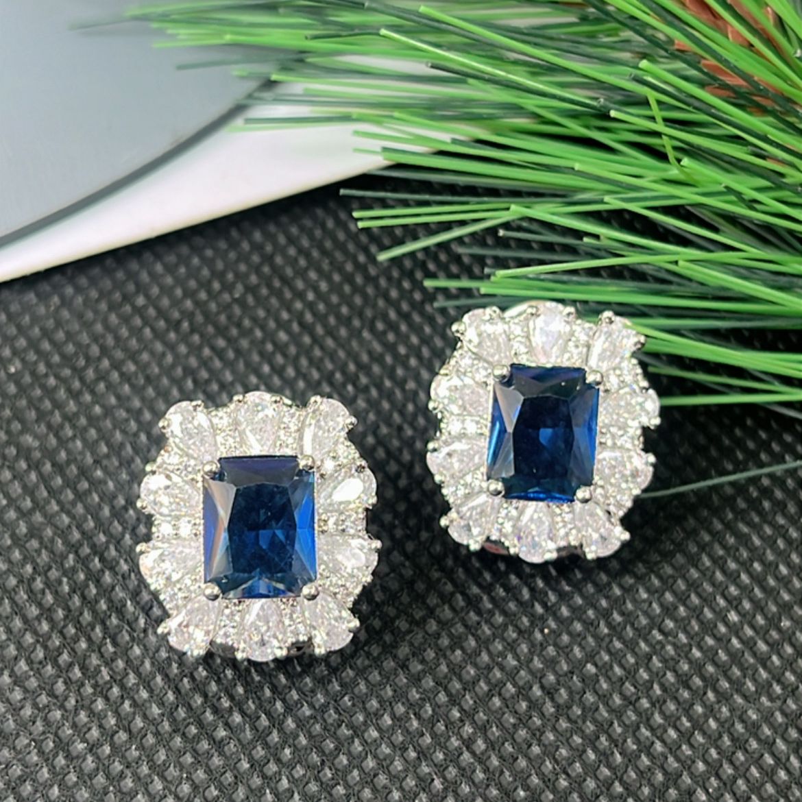 Classic Halo Stud Earrings