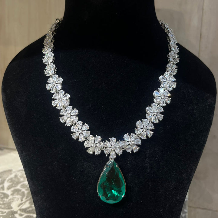 Emerald Blossom Necklace