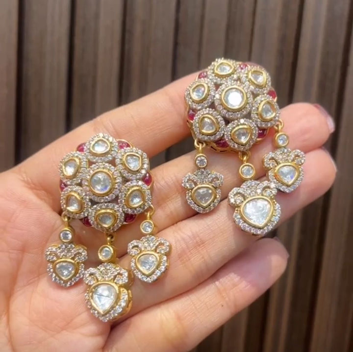 Polki-Kundan Droplets: