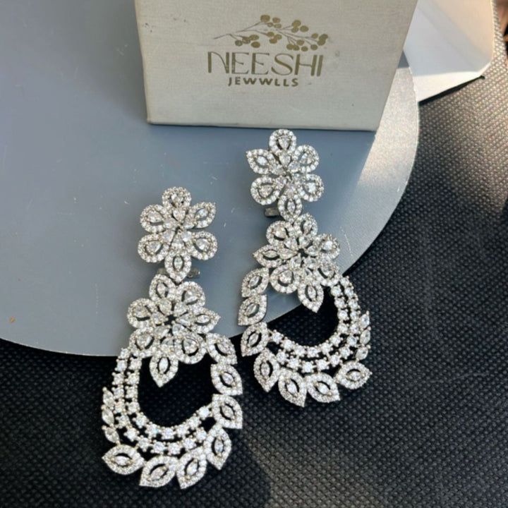 Floral Radiance Chandelier Earrings