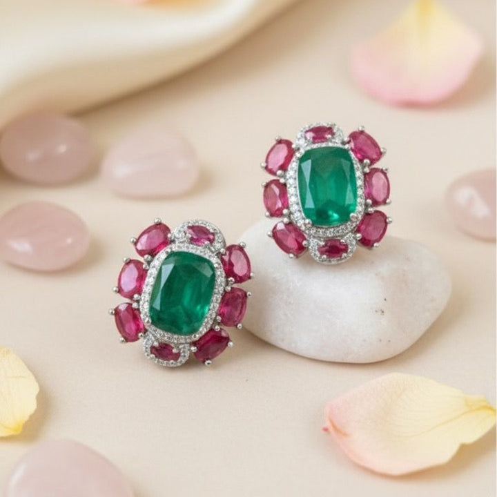 Royal Emerald Radiance Earrings