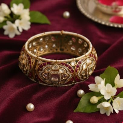 Regal Heritage Stone Bangle
