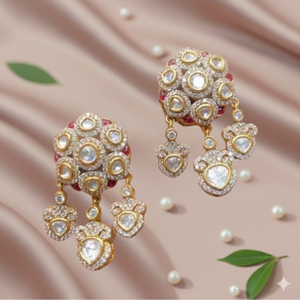 Polki-Kundan Droplets: