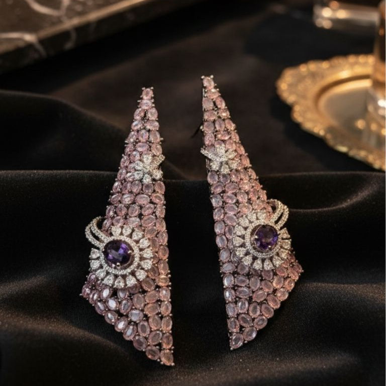 Celestial Prism Statement Earrings