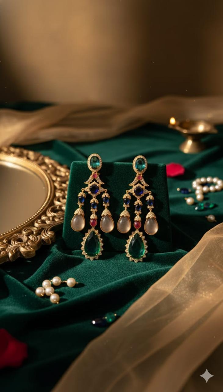 Regal Cascade Drop Earrings