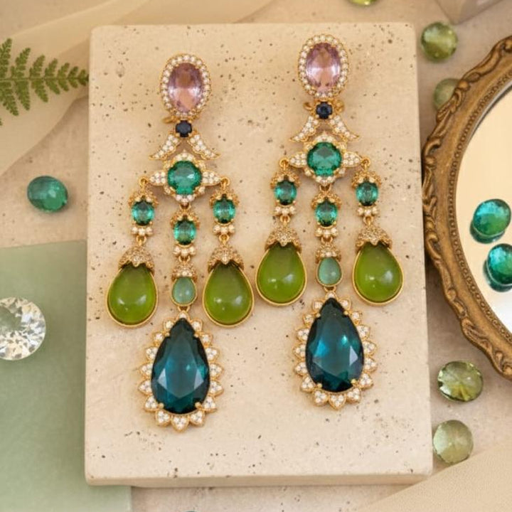 Regal Cascade Drop Earrings