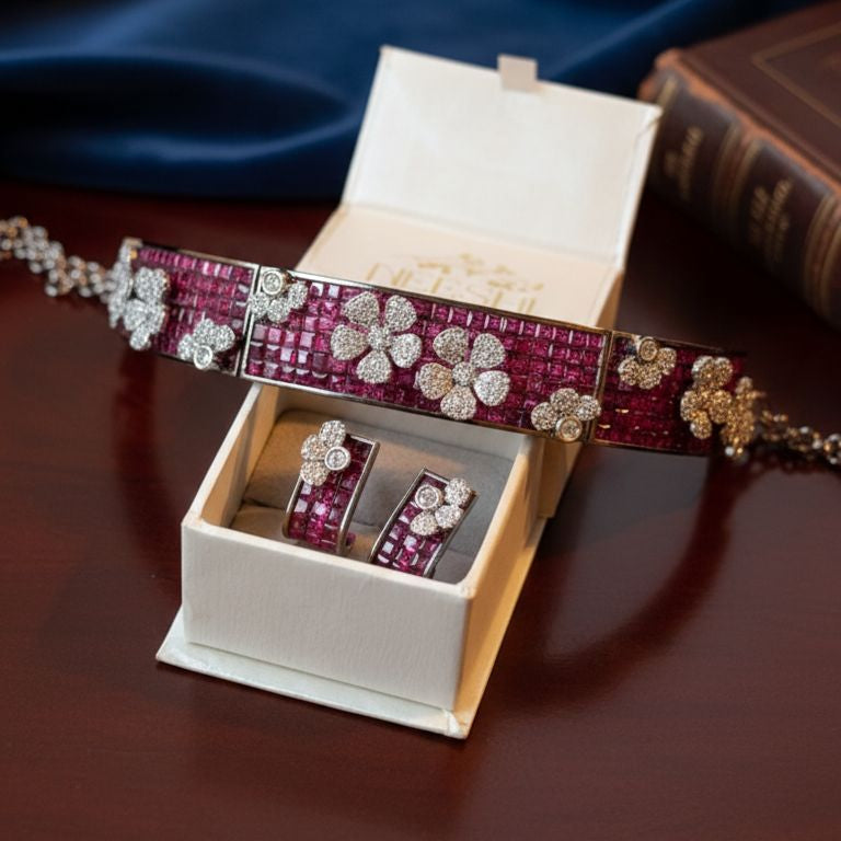 Emerald Blossom Necklace