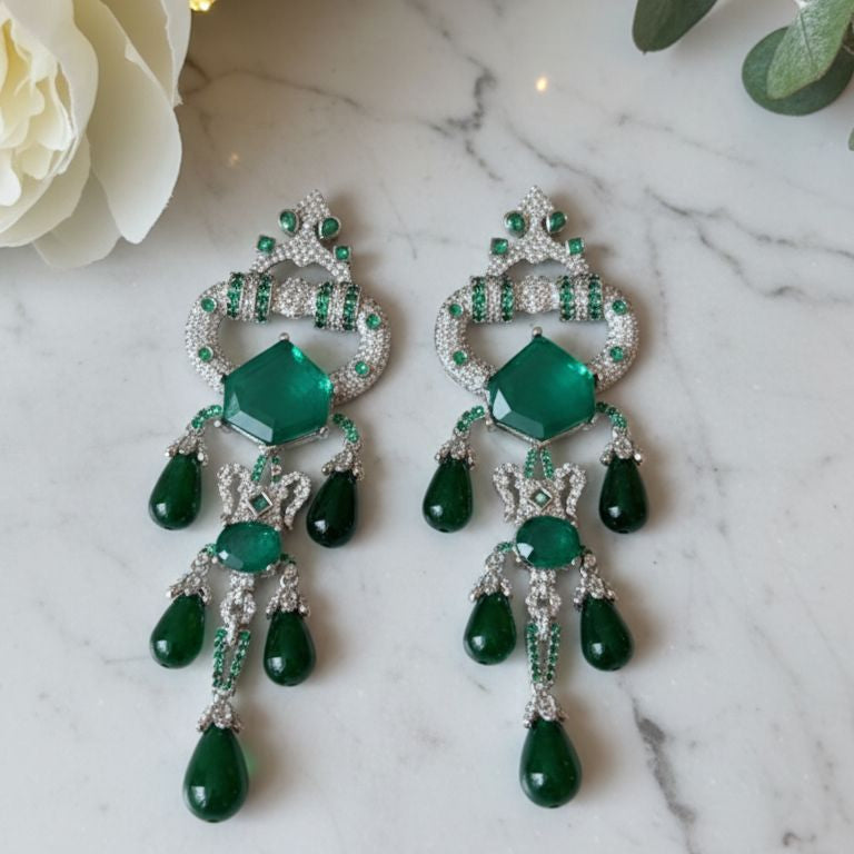 Regal Azure Chandelier