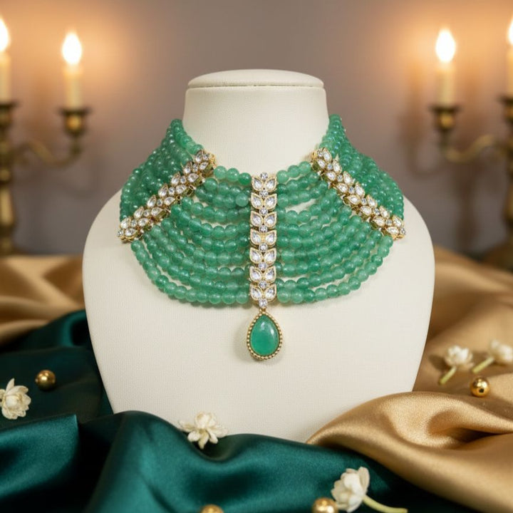 Emerald Royal Cascade Choker