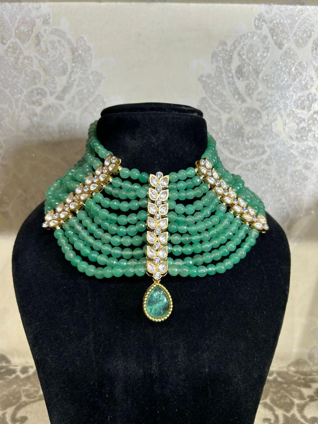 Emerald Royal Cascade Choker