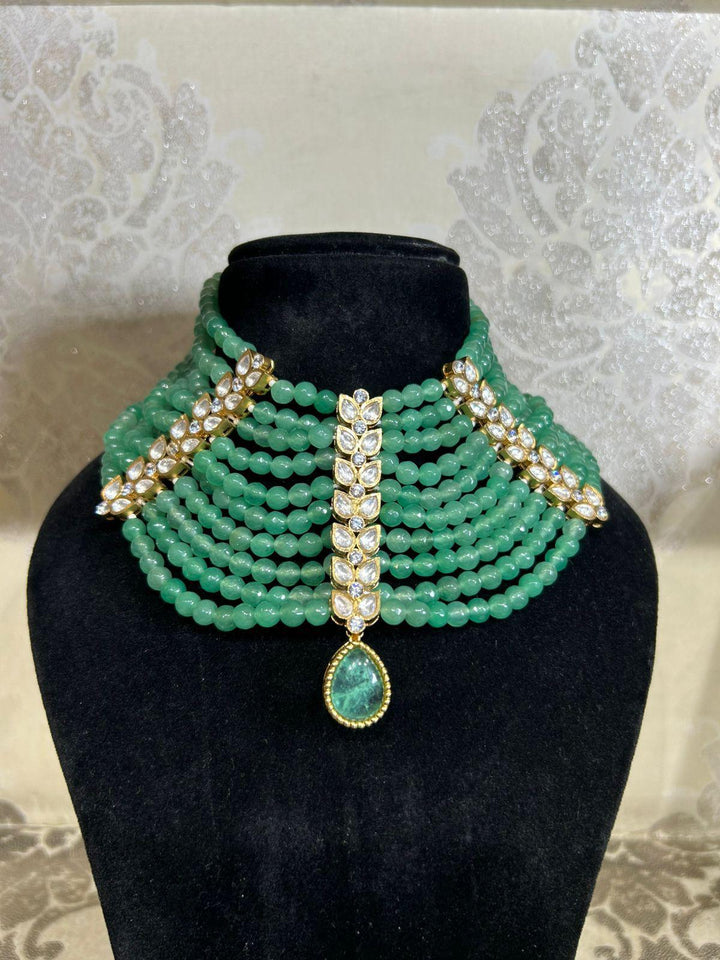 Emerald Royal Cascade Choker